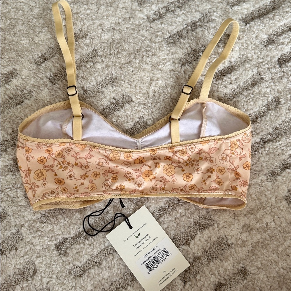 NWT Mossy Bralette in Lemonade - Picture 3 of 3